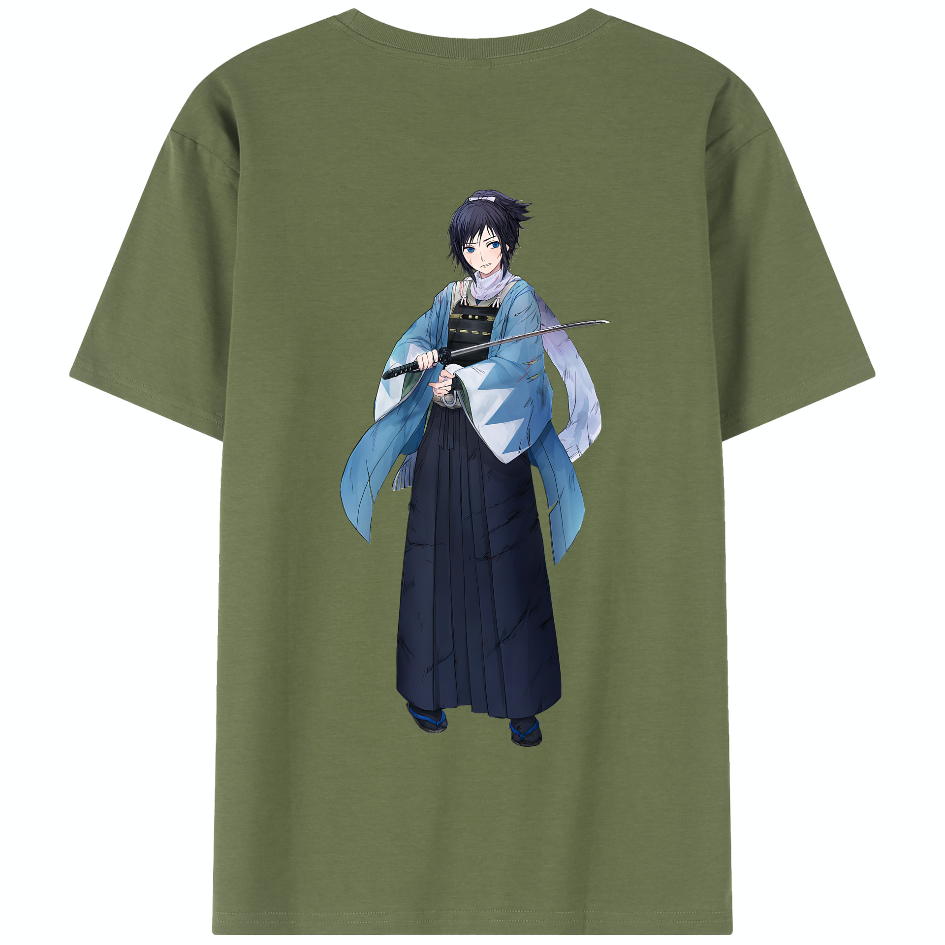 （画像用） 刀剣乱舞 Touken Ranbu 綿100％半袖Tシャツ（背面プリント）